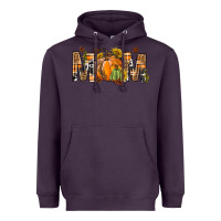 Plum Western Mom With Pumpkins Heavyweight Hoodie - BundleAndBundleShop