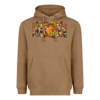 Toasted Coconut Western Mom With Pumpkins Heavyweight Hoodie - BundleAndBundleShop