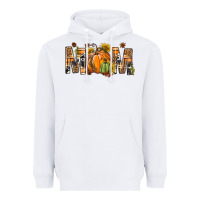 White Western Mom With Pumpkins Heavyweight Hoodie - BundleAndBundleShop