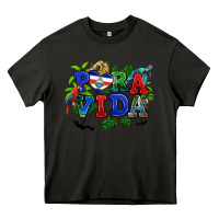 Asphalt pura vida costa rica Heavy Core Tee - RanaPortraitStore