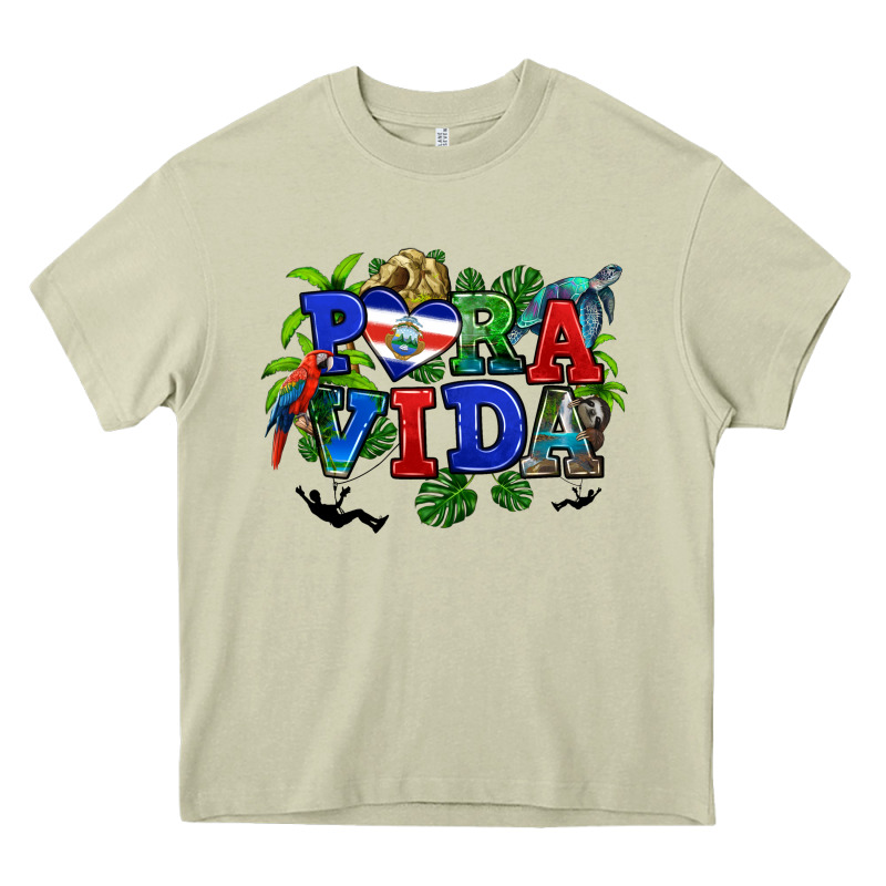 Pura Vida Costa Rica Heavy Core Tee by RanaPortraitStore | Teevron
