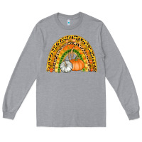 Heather Grey fall rainbow Long Sleeve Tee - AdoDesignShop