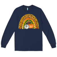 Navy fall rainbow Long Sleeve Tee - AdoDesignShop