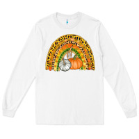 White fall rainbow Long Sleeve Tee - AdoDesignShop