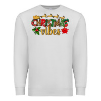 Dove Grey christmas vibes Premium Sweatshirt - BundleAndBundleShop