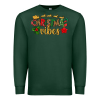 Sports Green christmas vibes Premium Sweatshirt - BundleAndBundleShop