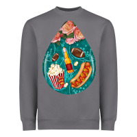 Storm american football and western roses teardrop Heavyweight Sweatshirt - BundleAndBundleShop