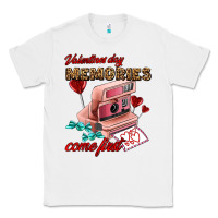 White valentines day memories come first Classic Tee - AdoDesignShop