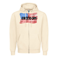 Sandshell freedom usa Zipper Hoodie - MaliasSmallBusiness