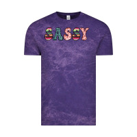 Cloud Purple sassy Vintage Tee - JahusDesignShop