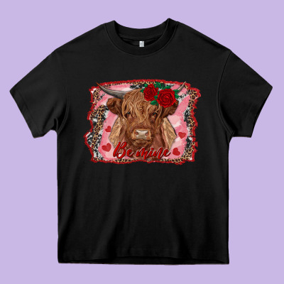Heavy Core Tee be mine cow