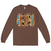 Chestnut western brushstrokes Long Sleeve Tee - AdoDesignShop