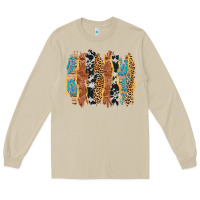 Mushroom western brushstrokes Long Sleeve Tee - AdoDesignShop