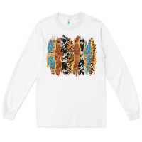 White western brushstrokes Long Sleeve Tee - AdoDesignShop