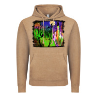 Vintage Coffee halloween background Vintage Hoodie - JahusDesignShop