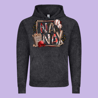 Nana Baseball Vintage Hoodie Designed By Racoondesign