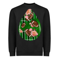 Black american football and western roses teardrop Heavyweight Sweatshirt - BundleAndBundleShop