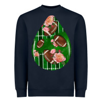 Navy american football and western roses teardrop Heavyweight Sweatshirt - BundleAndBundleShop