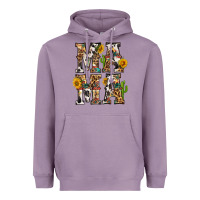 Lavender Western Mama With Sunflowers Heavyweight Hoodie - BundleAndBundleShop