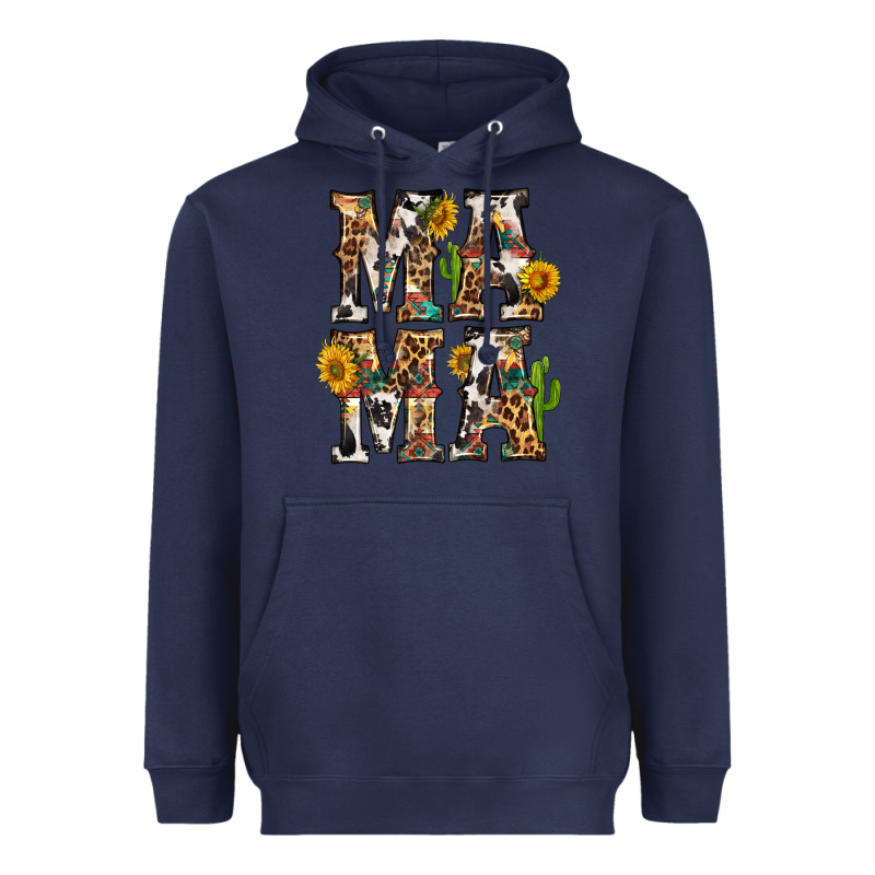 Western Mama With Sunflowers Heavyweight Hoodie by BundleAndBundleShop | Teevron
