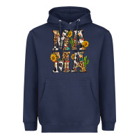 Navy Western Mama With Sunflowers Heavyweight Hoodie - BundleAndBundleShop