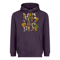 Plum Western Mama With Sunflowers Heavyweight Hoodie - BundleAndBundleShop