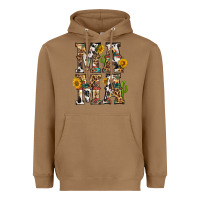 Toasted Coconut Western Mama With Sunflowers Heavyweight Hoodie - BundleAndBundleShop