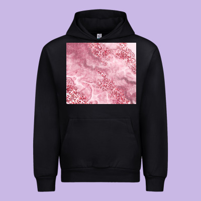 Glitter Pink Agate Urban Hoodie Designed By Tumblerdesignbyshophia