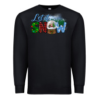 Black let it snow Premium Sweatshirt - BundleAndBundleShop
