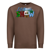 Chestnut let it snow Premium Sweatshirt - BundleAndBundleShop