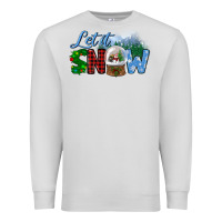 Dove Grey let it snow Premium Sweatshirt - BundleAndBundleShop