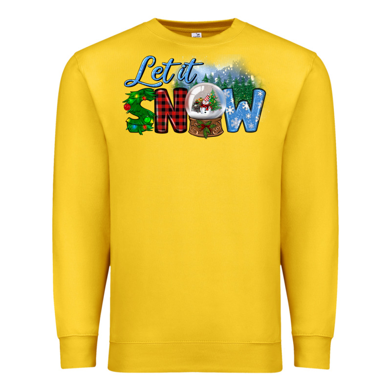 Let It Snow Premium Sweatshirt by BundleAndBundleShop | Teevron