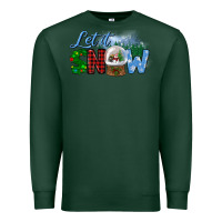 Sports Green let it snow Premium Sweatshirt - BundleAndBundleShop