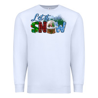 White let it snow Premium Sweatshirt - BundleAndBundleShop