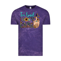 Cloud Purple too bad i don't care Vintage Tee - JahusDesignShop