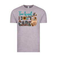 Vintage Zinc too bad i don't care Vintage Tee - JahusDesignShop