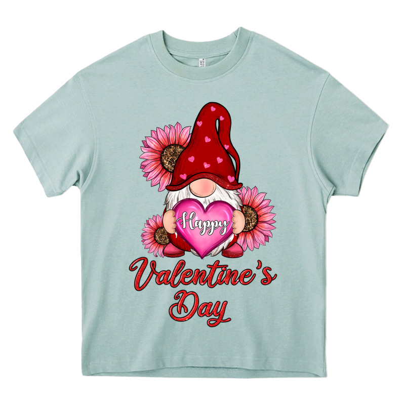 Happy Valentines Day Gnomes With Sunflower Heavy Core Tee by RanaPortraitStore | Teevron