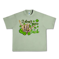 Oil Green i don t give a luck Urban Heavy Tee - Artiststas