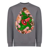 Storm american football and western roses teardrop Heavyweight Sweatshirt - BundleAndBundleShop