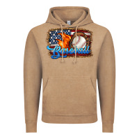 Vintage Coffee western american flag baseball Vintage Hoodie - HRA Design Shop