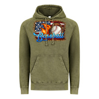 Vintage Olive western american flag baseball Vintage Hoodie - HRA Design Shop