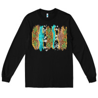 Black western brushstrokes Long Sleeve Tee - AdoDesignShop