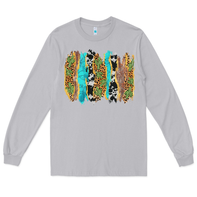 Western Brushstrokes Long Sleeve Tee by AdoDesignShop | Teevron