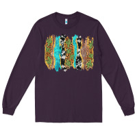 Plum western brushstrokes Long Sleeve Tee - AdoDesignShop