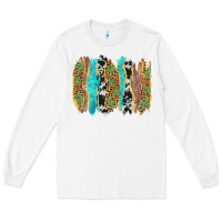 White western brushstrokes Long Sleeve Tee - AdoDesignShop