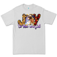 Dove Grey joy to the world Premium Tee - Zillion Design Studio