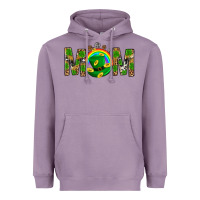 Lavender Western Mom With Shamrock Heavyweight Hoodie - BundleAndBundleShop