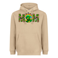 Mushroom Western Mom With Shamrock Heavyweight Hoodie - BundleAndBundleShop