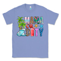 Colony Blue Mama Of Duty Classic Tee - CowhideDigitalArt