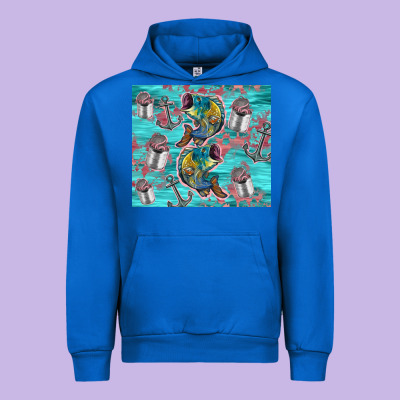 Fish Lures Urban Hoodie Designed By Tumblerdesignbyshophia